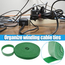 Colorful Nylon Bandage Tie Garden Plant Shape Tape Nylon Bandage (Green) Newly