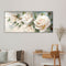 White Rose Oil Paint By Numbers Kits DIY Handpainted on Canvas Wall Art