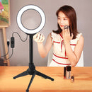 Light Tripod Stand Holder Video Light LED Selfie Ring Light For YouTube Tik Tok