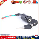 Electric Bicycle Ignition Switch Key Power Lock for Electric Scooter (M) Newly