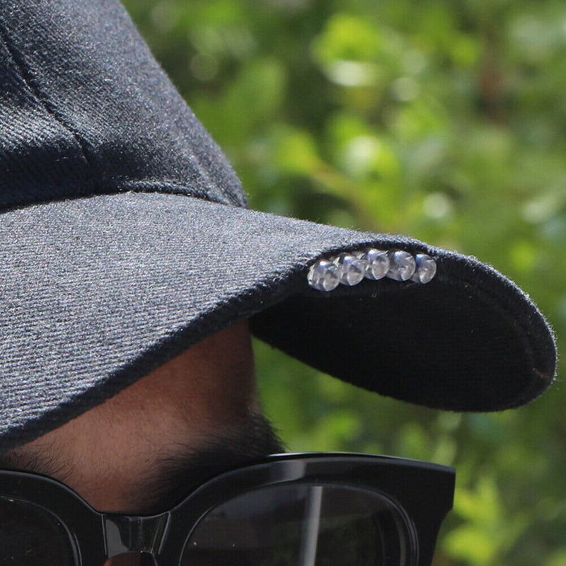 Rechargeable Cap with 5 LED Light Flashlight Night Walking Cycling Baseball Hat