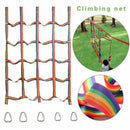 Kids Garden Climbing Net Frame Rope Ladder Backyard L0Z1 Exercise Q6C9 K6E6