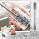 Silicone Cup Brush Cup Scrubber Glass Cleaner Kitchen Tool Long J4F2 X8I1