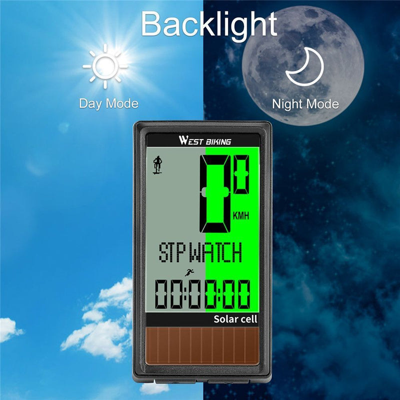 Wireless Stopwatch Cycling Odometer Bike Speedometer Bicycle Computer