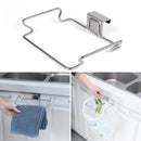 Closet Towel Rack Cabinet Door Hanging Garbage Storage Garbage Bags Trash Rack