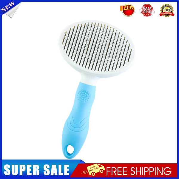 Cats Dogs Needle Comb Pet Float Hair Remover Epilation Hair Cleaning (Blue)