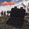 Outdoor Waterproof Sealed Case Dustproof Container EDC Tool Storage (Black)