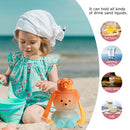 #A Plastic Cup Eye-catching Large-Capacity Straw Cup 800ml Leak-proof Waterproof