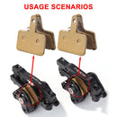 2 Pairs/Set MTB Bicycle Disc Brake Pads for SHIMANO M375 M445 M446 Cycling Parts