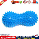 Peanut Shape Massage Fitness Ball Stress Relax Body Spiky Massager (Blue) Newly
