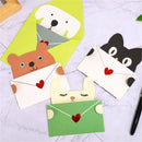 Card Birthday Gift Invitation Thanks Message Greeting Card Cartoon Animal DIY