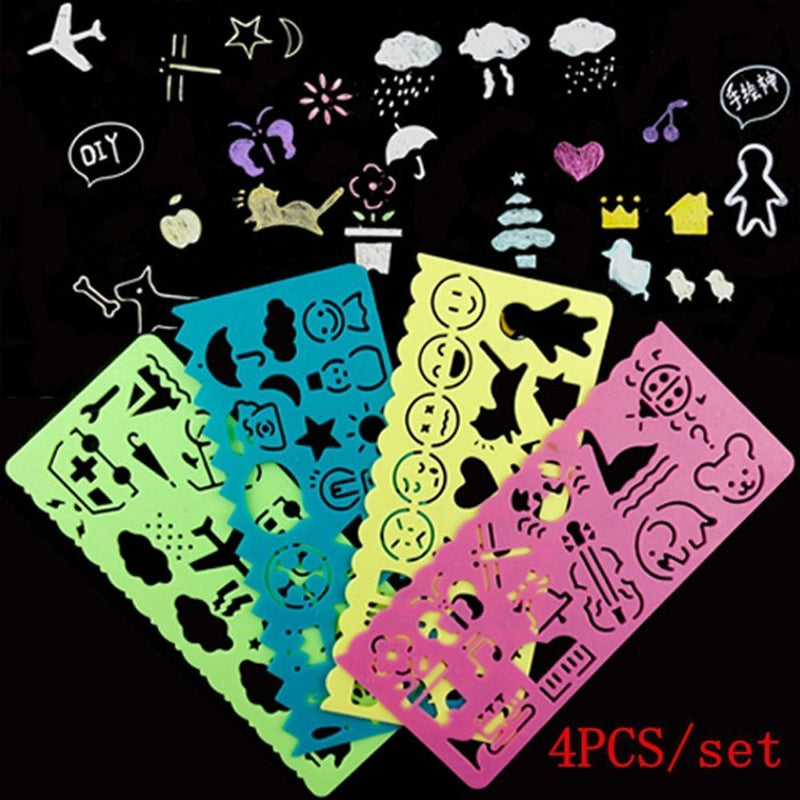 Draw Pictures Geometric Ruler Animal Drafting Tools Stationery For Students