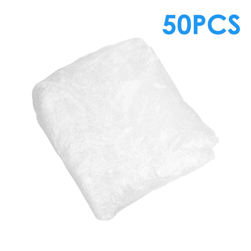 50pcs Clear Disposable Plastic Car Seat Cover Auto Interior Accessories Newly