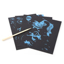 Scratch Painting Tools Scraping Sketch Art DIY Scraper Pen Black Brush Stick
