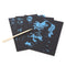 Scratch Painting Tools Scraping Sketch Art DIY Scraper Pen Black Brush Stick