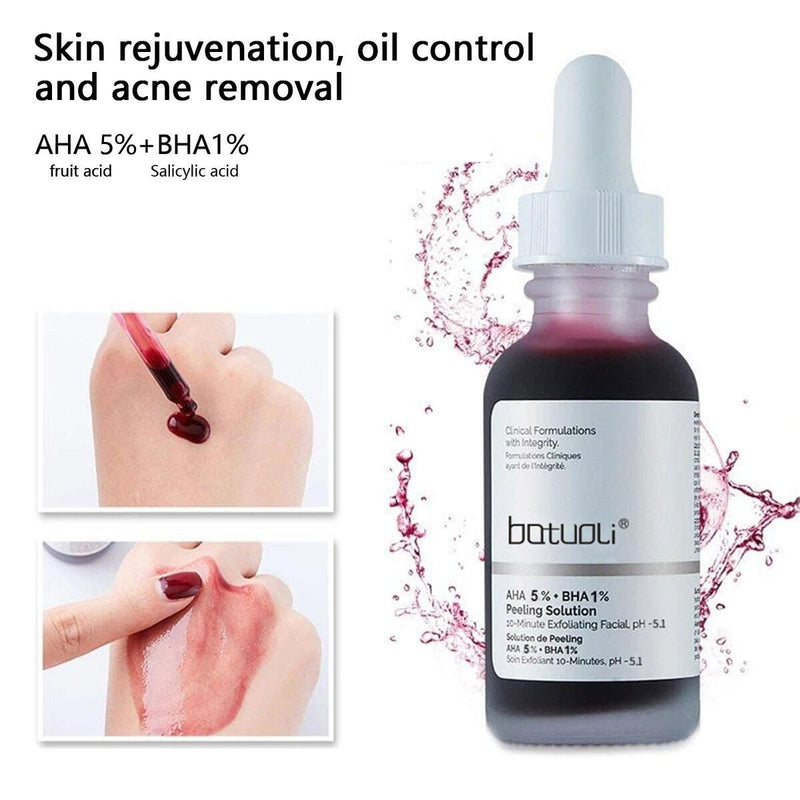 Salicylic Acid Shrink Exfoliating Smooth Pores Repair Essence Skin Care~