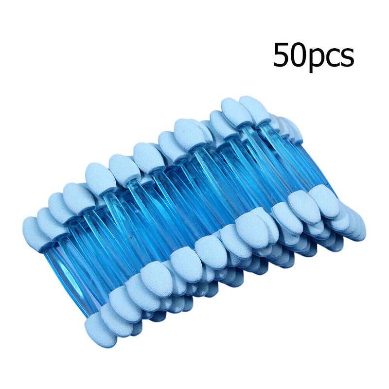 50pcs Eyeshadow Brushes Double Sided Sponge Women Make Up Eye Shadow Brushes