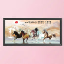 11CT Full Cross Stitch Horse to Success DIY Printed Wall Art Crafts Home Decor