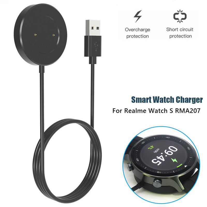 Portable Smartwatch Charger Cable Adapter for Realme Watch S RMA207 Power Cords