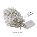 LED Fairy String Lights Waterproof Christmas Tree Wall Bedroom Decor (Warm)