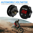D3 Car Motorcycle DC 12-24V Digital Panel Voltmeter Voltage Meter (Red) Newly