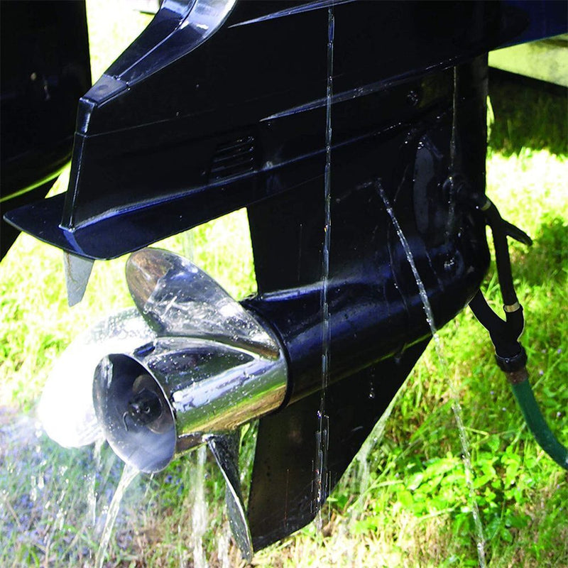 Water Feed Marine Unit Round Motor Flush Sterndrive Outboard Lower Muff Flusher