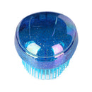 Hair Brush Egg Round Portable Hair Brushes Salon Detangling Comb (Blue) Newly