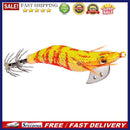 Squid Bait Wooden Shrimp Jig Hook Fishing Octopus Cuttlefish Artificial Lures