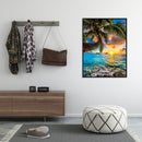 Painting By Numbers Kit DIY Sunset Canvas Oil Art Picture for Home Wall Decor