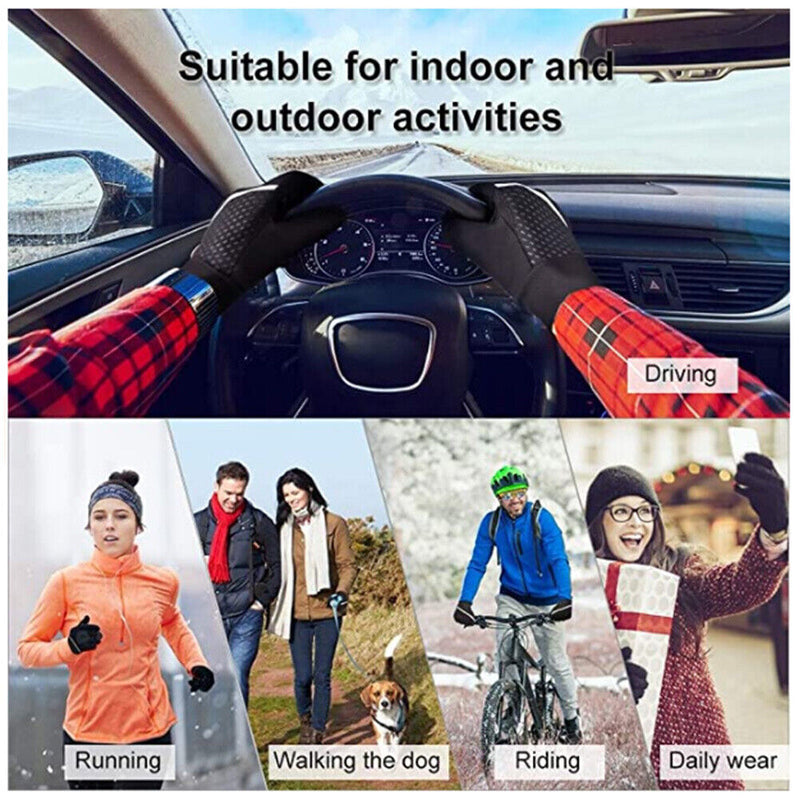Unisex Winter Gloves Cycling Warm Touchscreen Windproof Bike Climbing Ski Gloves