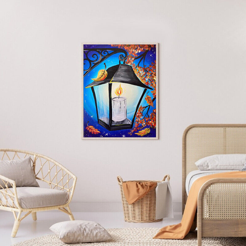 Light in Wind Oil Paint By Numbers Kits Canvas Drawing DIY Coloring Picture