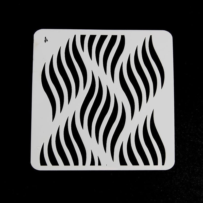 Theme Hollow Tip Ruler Embossing Template DIY Photo Album Drawing Tools