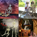 Poseable Full Life Skeleton Prop Halloween Decorati Party H3Q2 E6B4