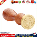 World View Ancient Sealing Wax Stamps Wood Handle Craft Wax Seal Stamp (1) Newly