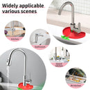 Silicone Faucet Surrounded Mat with Diversion Groove Kitchen Accessory (B)