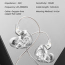 GK G1 HiFi Wired Earphone 3.5mm Plug Headphones Noise Reduction Sports Earphones