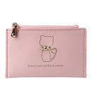 Women Fashion Multi-slot Card Case Ladies Casual PU Leather Mini Purse Wallet