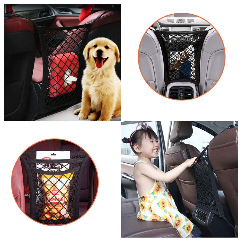 Car Organiser Net Stretchable Universal Three-Layer Storage Net Flexible Laye