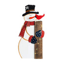 Snowman Gauge - Party Decoration - Measurement Welcome Yard Sign_