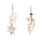 Wedding Flowers Earring Earring Jackets Flower Hanging Earrings Earrings
