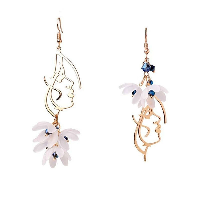 Wedding Flowers Earring Earring Jackets Flower Hanging Earrings Earrings