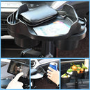 Vehicle Organizer for Drinks Rotation Function Convenient Tray with Cup Holders