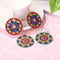 DIY Diamond Painting Mandala Patterns Stud Earrings for Women (RZ001) Newly