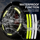 20pcs Wheel Hub Stickers Reflective Tire Rim Tape Strips for Bike Motorcycl