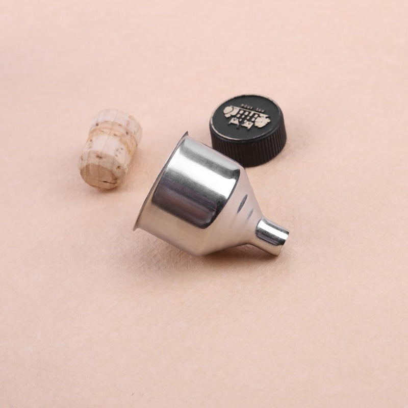 Stainless Steel Funnel Oil Water Hopper Filter Kitchen Cooking Tools(S)
