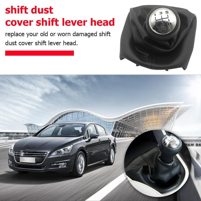 For Citroen C3 C4 C5 5 Speed Gear Shift Knob Shifter Stick Lever Necklace Cover
