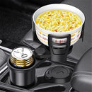 Damping Multifunction Vehicle 360°rotation 2 in 1 Car Double layer Cup holder