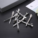 10pcs Hairdressing Duck Mouth Hair Clips Positioning Hairpins (Round Head) Newly