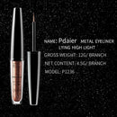 16 Colors Liquid Eyeliner Waterproof Lasting Metallic Shimmer Eye Liner (02
