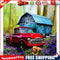 House Car Dog Pictures Full Round Drill Diamond Painting Kit 5D DIY Craft